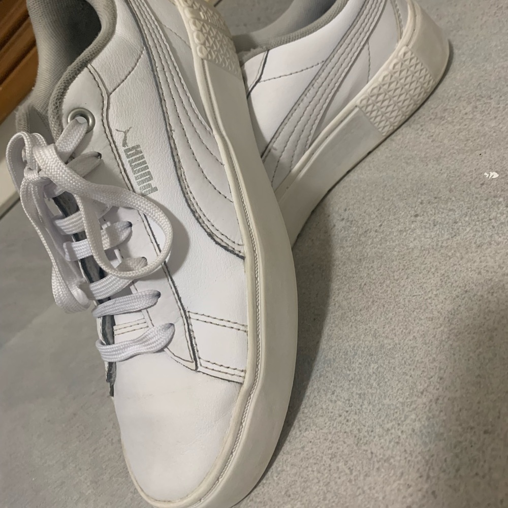 Puma white sneakers